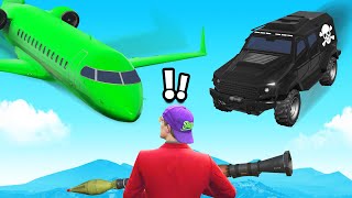 PLANES  CARS vs RPG GTA 5 [upl. by Ative276]