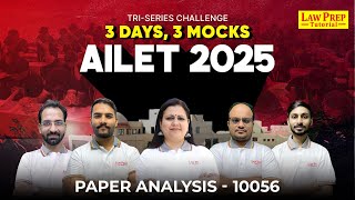 AILET 2025 Day 1 Mock Paper Analysis of 3 Day 3 Mocks  AILET 2025 Preparation [upl. by Aisor]