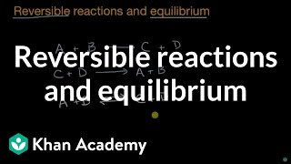 Reversible reactions and equilibrium  High school chemistry  Khan Academy [upl. by Previdi]