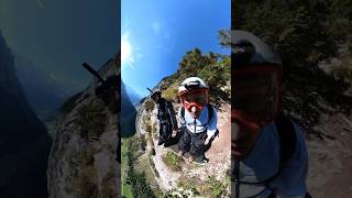 Basejumper VS wingsuiter 🔥🚀 [upl. by Auberon751]