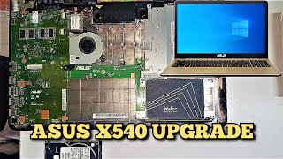 Asus x540 Laptop SSD Upgrade and Cleaning [upl. by Ponzo]