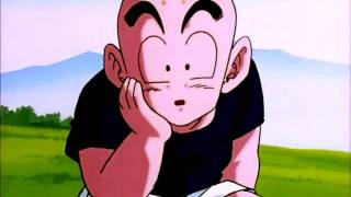 DragonBallZ Krillin Throws a Rock At Goku [upl. by Tahp]