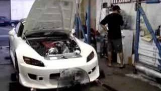 Supercharged S2000 Dyno [upl. by Euqinommod]