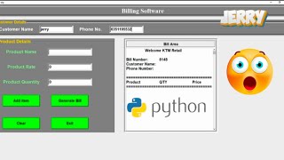 billing system project using Python coding programming python video [upl. by Otrebilif]