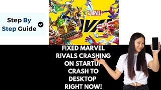 How To Fix Marvel Rivals Crashing Crash On Startup Crash To Desktop On PC [upl. by Annairoc]