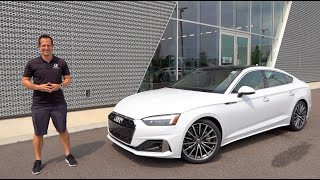 Is updated 2020 Audi A5 Sportback an even BETTER looking luxury sedan [upl. by Eenel]