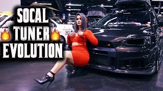 INSANE CAR SHOW  TUNER EVOLUTION IN SOCAL [upl. by Ivory]