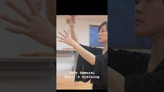 Lady Samurai Kaoris training samurai training japaneseculture samuraigirl [upl. by Julio959]