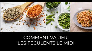 Comment varier les féculents le midi [upl. by Unity]