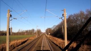 Führerstandsmitfahrt Flensburg  Padborg [upl. by Ahtikal17]