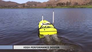 CEE HydroSystems Remote Controlled Survey Boat USV Single Beam Echo Sounder amp GPS [upl. by Phare]