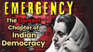 Emergency in India। Darkest chapter in Indian democracy। [upl. by Dever419]