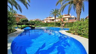 REF VC3567 SPACIOUS 3 BEDROOM TOWNHOUSE IN ZENIAMAR 9 PLAYA FLAMENCA [upl. by Ceevah620]