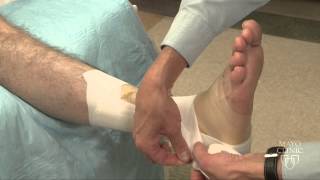 Ankle Wrapping Technique  Mayo Clinic [upl. by Anael535]