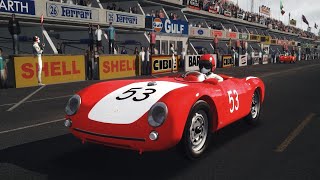 Porsche 5501500 RS Spyder at Le Mans  Download Race  Replay  No Commentary Assetto Corsa [upl. by Sneed]