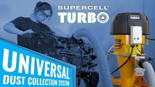 The NEW Supercell® TURBO Universal Dust Collection System  Oneida Air Systems Inc [upl. by Hnamik]