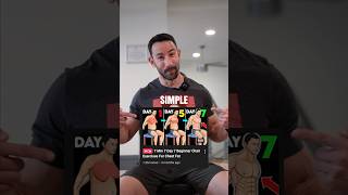 7 day simple chair workout for chest fat homeworkout over40 chestworkout [upl. by Esinal]