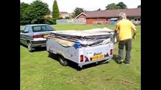 Raclet Folding Camper Erecting [upl. by Garratt]