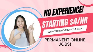 STARTING 4HR ONLINE JOB NO EXPERIENCE NEEDED  SINCERELY CATH [upl. by Meredith]