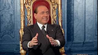 L’intervista di Anna La Rosa a Silvio Berlusconi “sono invicibile” [upl. by Georgina]