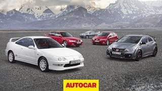 Promoted 25 years of Honda Type R  Legends road trip with Civic Integra and Accord [upl. by Arrekahs]