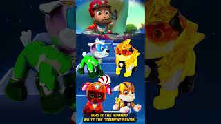 Paw Patrol Toys Rocky vs Rubble vs Zuma vs Rubble 4 pawpatrol tileshop shorts [upl. by Naul769]