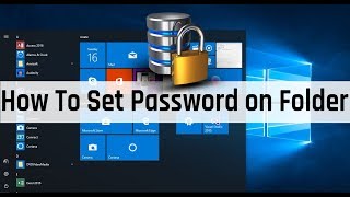 How To Lock a Folder in Windows 10 UrduHindi [upl. by Aisatnaf]