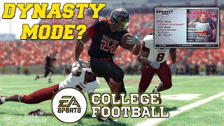 Dynasty Mode is Going to be INSANE in EA Sports College Football [upl. by Avirt]