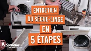 Comment faire lentretien de votre seche linge en 5 étapes [upl. by Olds]