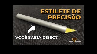 Como Fazer um ESTILETE de PRECISÃO Caseiro  Cortes LIMPOS amp PRECISOS [upl. by Rex]