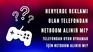 TELEFONDAN PC OYUNU OYNATTIĞINI İDDAA EDEN NETBOOMU İNCELİYORUZ [upl. by Ailsa]