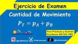 CANTIDAD DE MOVIMIENTO LINEAL DE UN SISTEMA [upl. by Ellenrahc535]