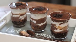 Das leckerste Weihnachtsdessert Rezept im Glas  Nachtisch im Glas Schokoladig amp Cremig [upl. by Adao]