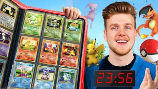 I Collected Every OG Pokemon Card in 24 Hours [upl. by Perot]