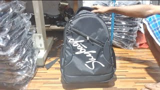 School Bag Design Cutting At Home  Ghar Me School Bag Banane Ka Tarika  College Bag [upl. by Nierman]