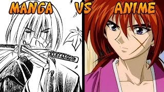 Anime Vs Manga Rurouni Kenshin [upl. by Kidder]