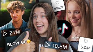 how to blow up your tiktok edit going viral how to not flop [upl. by Lemmie]