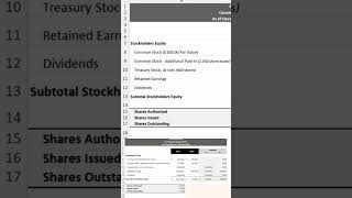 Stockholders Equity Analysis What are shares issued and outstanding accounting finance [upl. by Ylrebmik]