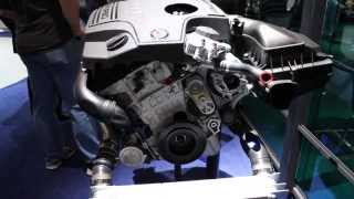 ALPINA B3 BiTurbo 410HP Engine N55 in detail  IAA Frankfurt 2013 [upl. by Okechuku]