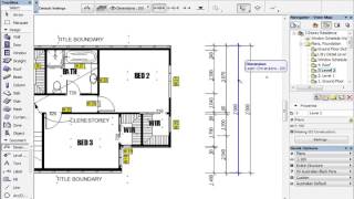 TUTORIAL ARCHICAD  Dimensions Manual [upl. by Yreffej]