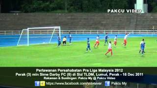 Perak mln Sime Darby FC Perlawanan Persahabatan [upl. by Imoyn]