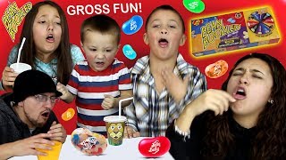 BEAN BOOZLED CHALLENGE HILARIOUS JELLY BEANS GAME FV Family [upl. by Droffig]