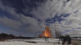 Russia Says Test of New Sarmat ICBM ‘Successful’ [upl. by Nimrac]