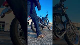 HOW TO KICK START A BIKE honda classic automobile vintage fashion cb400ss japan oldish old [upl. by Airbmak]