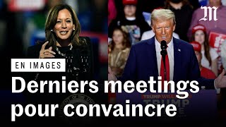 Les tout derniers meetings de Trump et Harris de la présidentielle américaine 2024 [upl. by Cain]