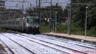 Mini Train Spotting  Casoria  Afragola 22062014 Frecciarossa Intercity Diretto [upl. by Nevur]