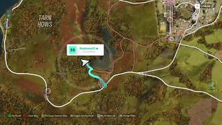 Forza Horizon 4  Barn Find 9 Map Location Tarn Hows [upl. by Ayekahs]