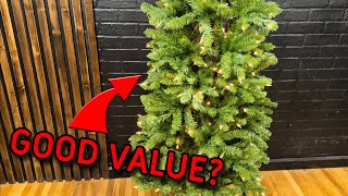 National Tree Company Artificial PreLit Kingswood Fir Christmas Tree  Review [upl. by Eatnoid]