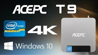 ACEPC T9 Intel Atom Z8350 Windows 10 Mini PC Review [upl. by Ardnuhs]