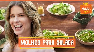 4 OPÇÕES DE MOLHOS PARA SALADA VERDE  Rita Lobo  Cozinha Prática [upl. by Lillie]